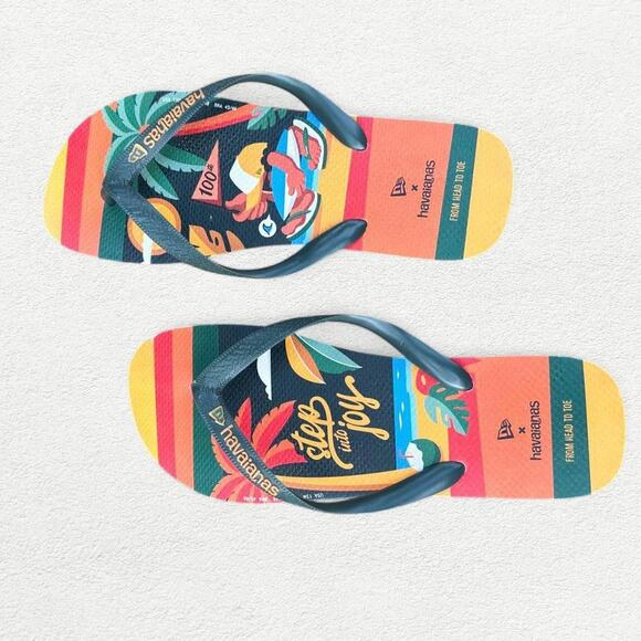 Havaianas x New Era 100th Anniversary Flip Flops - Picture 2 of 8